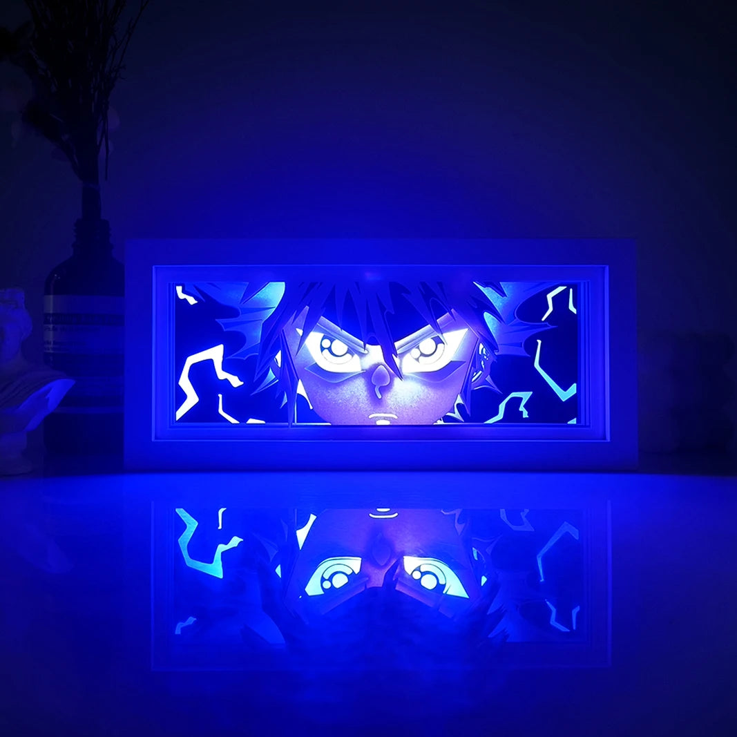 Anime One Piece Paper Cut Shadow Box Light Remote Control Model Multiple Colors Gamer Bedroom Decoration Party Present